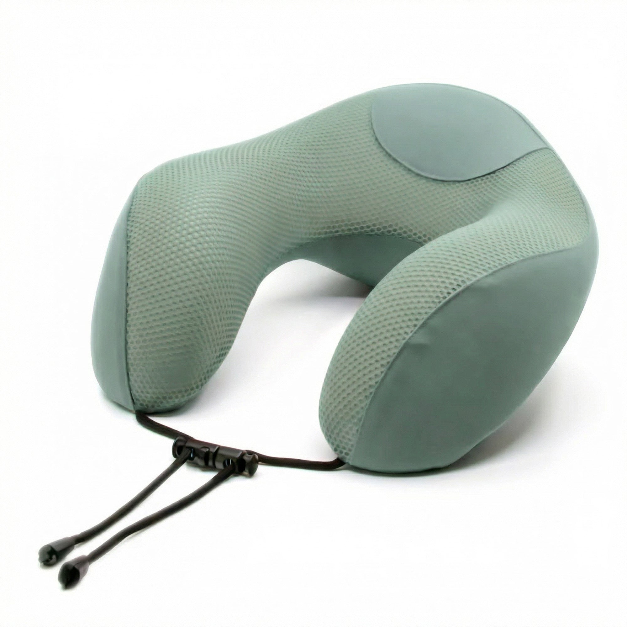 Intervision Cool Mesh Memory Foam Travel Pillow - Mint