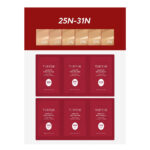 TIRTIR Mask Fit Red Cushion 6 Shade Trial Kit (1g/6pc) - Medium (25N-31N)