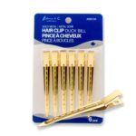 Kim & C Duck Bill Clip - Gold / 6CT