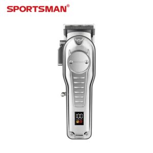 SPORTSMAN Professional Wireless Hair Clipper - Silver