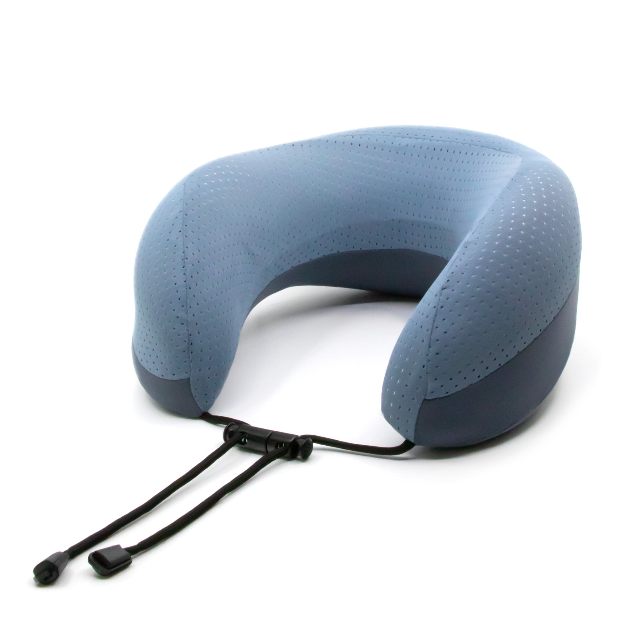Intervision Mesh Memory Foam Travel Pillow - Blue