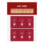 TIRTIR Mask Fit Red Cushion 6 Shade Trial Kit (1g/6pc) - Medium Deep (33C-34W)