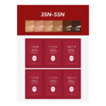 TIRTIR Mask Fit Red Cushion 6 Shade Trial Kit (1g/6pc) - Deep (35N-55N)
