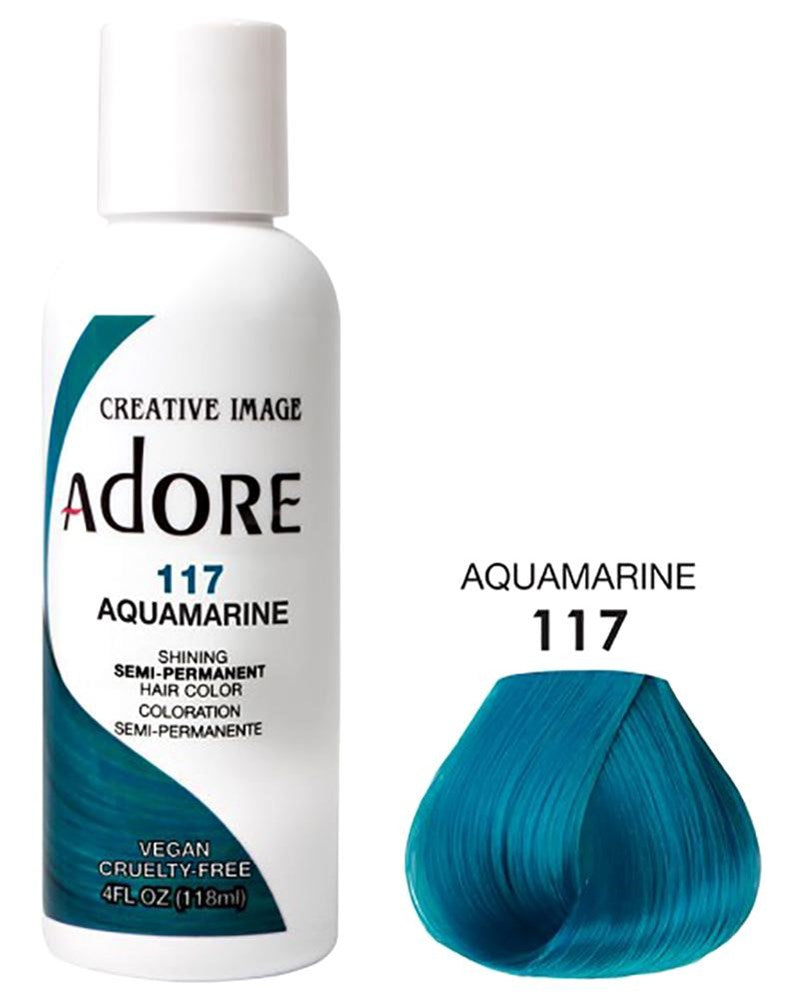 ADORE SEMI Permanent Hair Color (4oz) - 117 Aquamarine