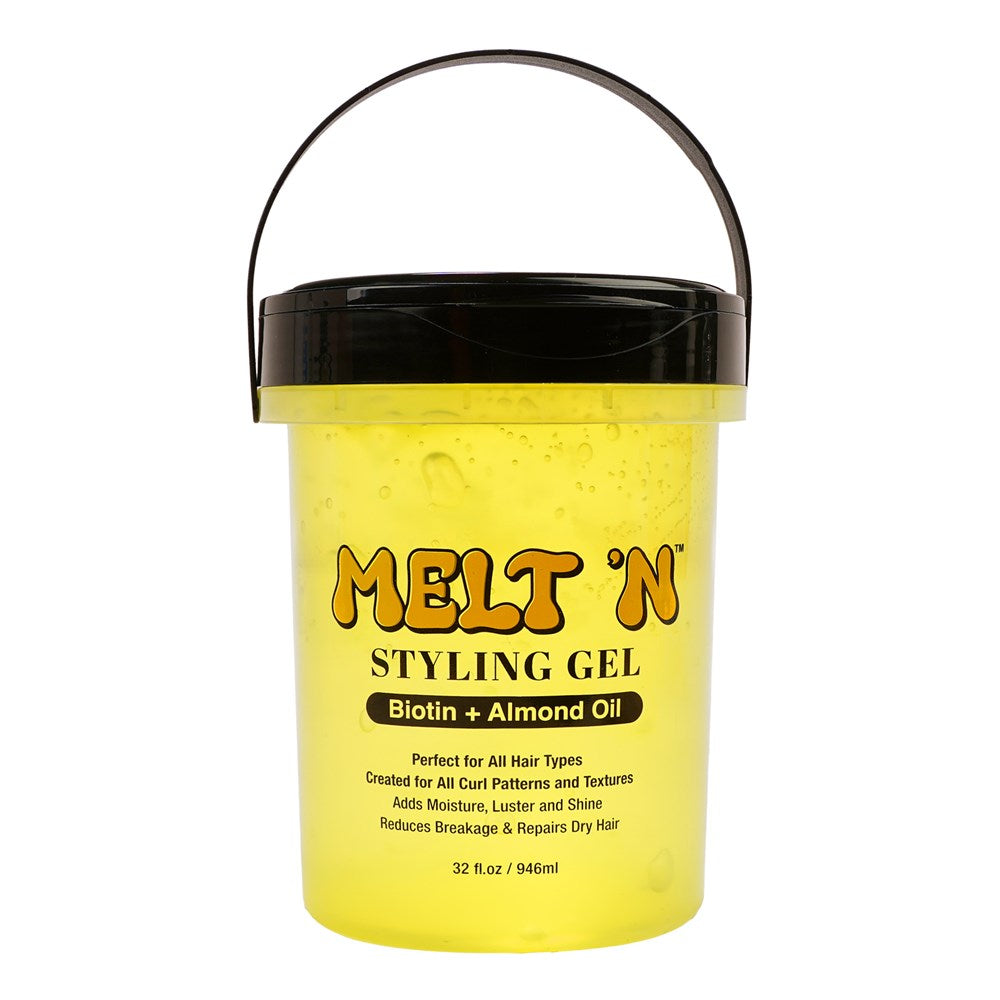 EBIN MELT'N Styling Gel - Yellow [Biotin + Almond Oil] / 32oz