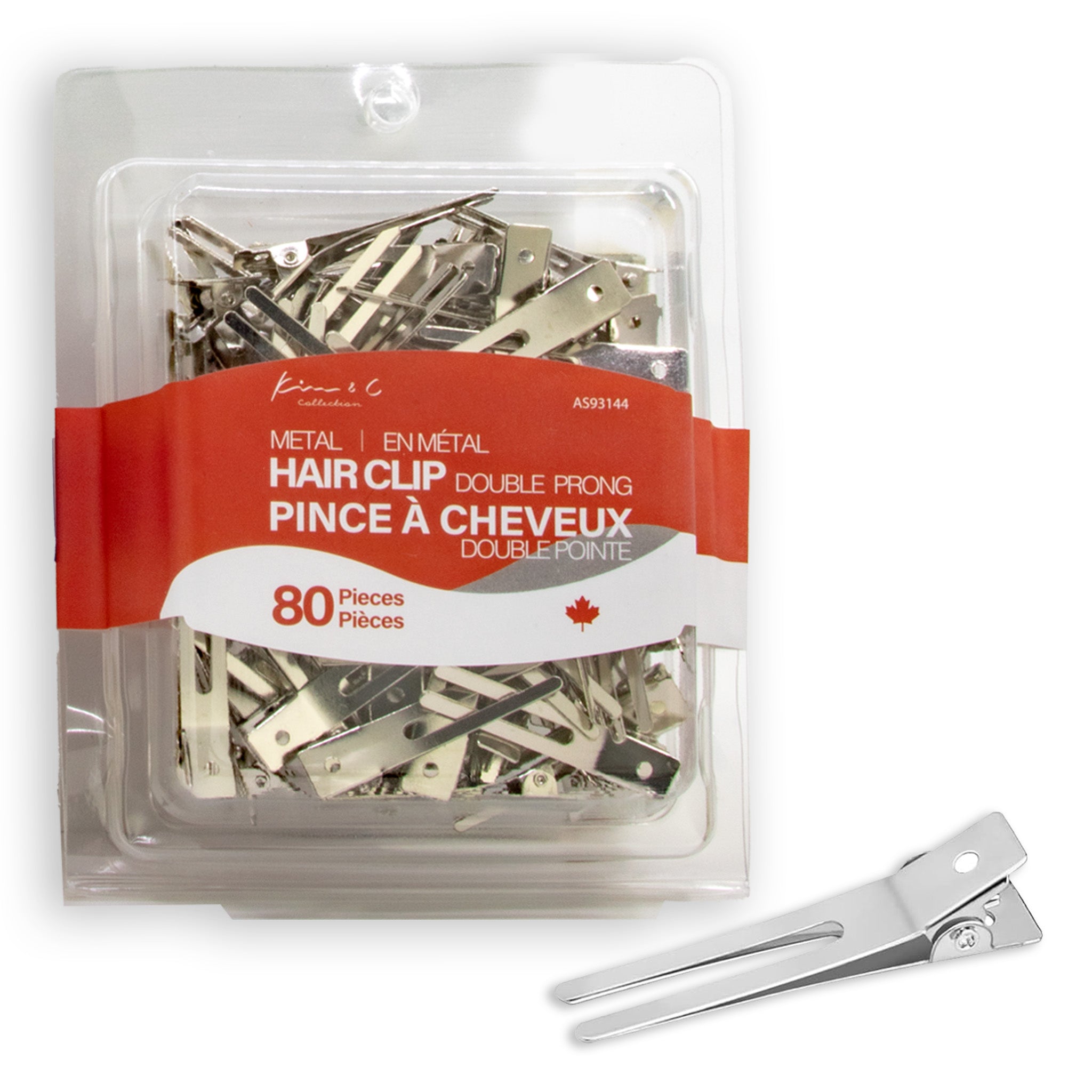 Kim & C Double Prong - Silver / 80CT