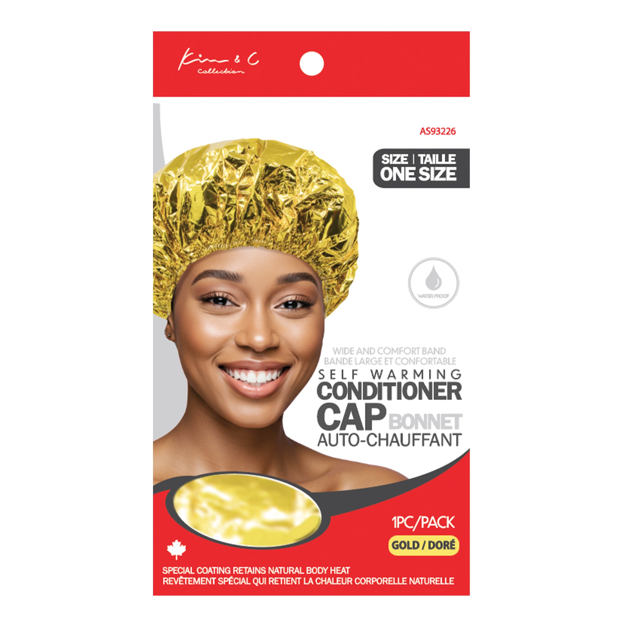 KIM & C Conditioning Treament Cap - Gold / Regular