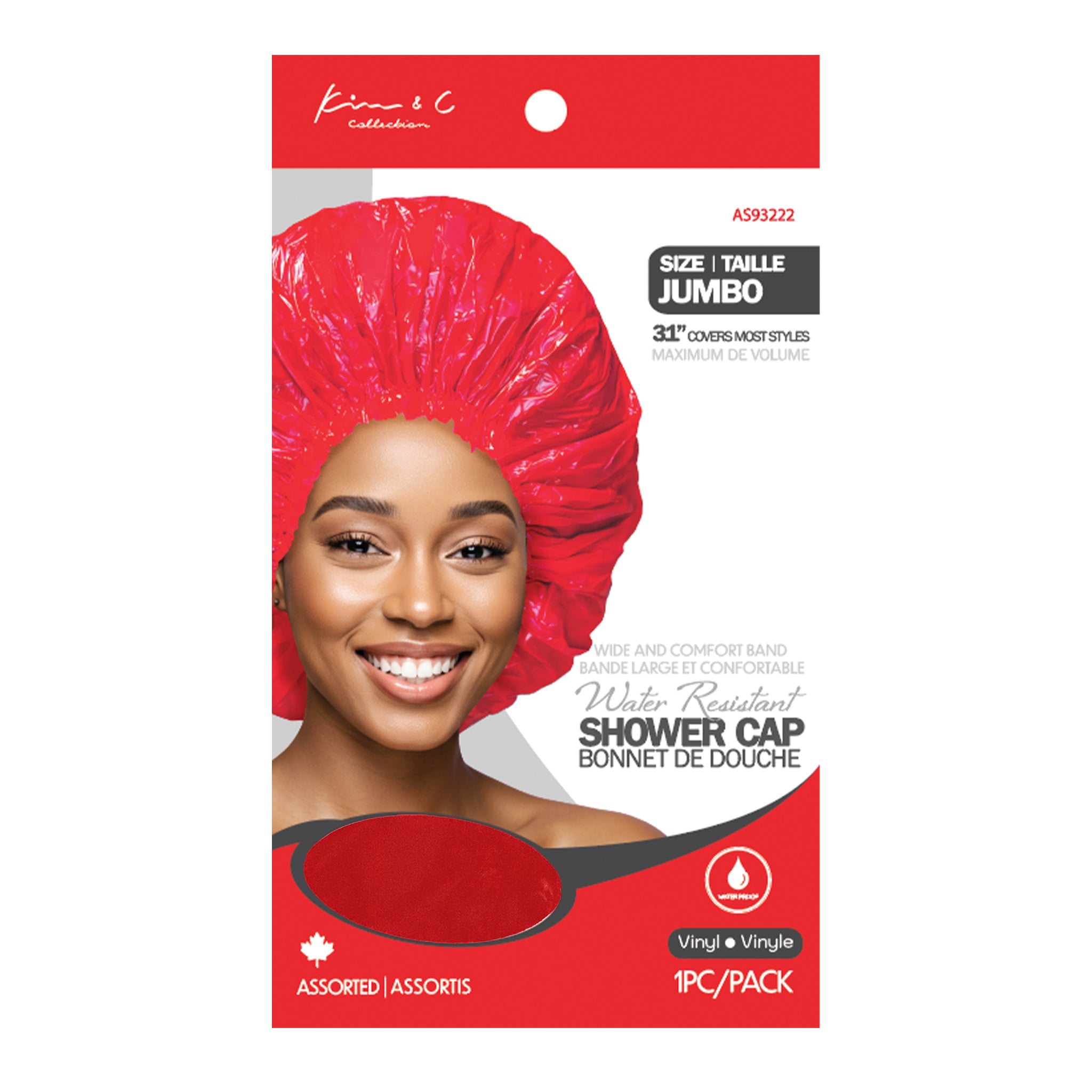 KIM & C Shower Cap - Jumbo / Assorted