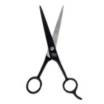 ANNIE Premium Stainless Steel Straight Hair Shears - Black / 7.5inch