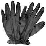BABYLISS PRO 100pcs Vinyl Gloves Black - Medium
