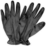 BABYLISS PRO 100pcs Vinyl Gloves Black - Small