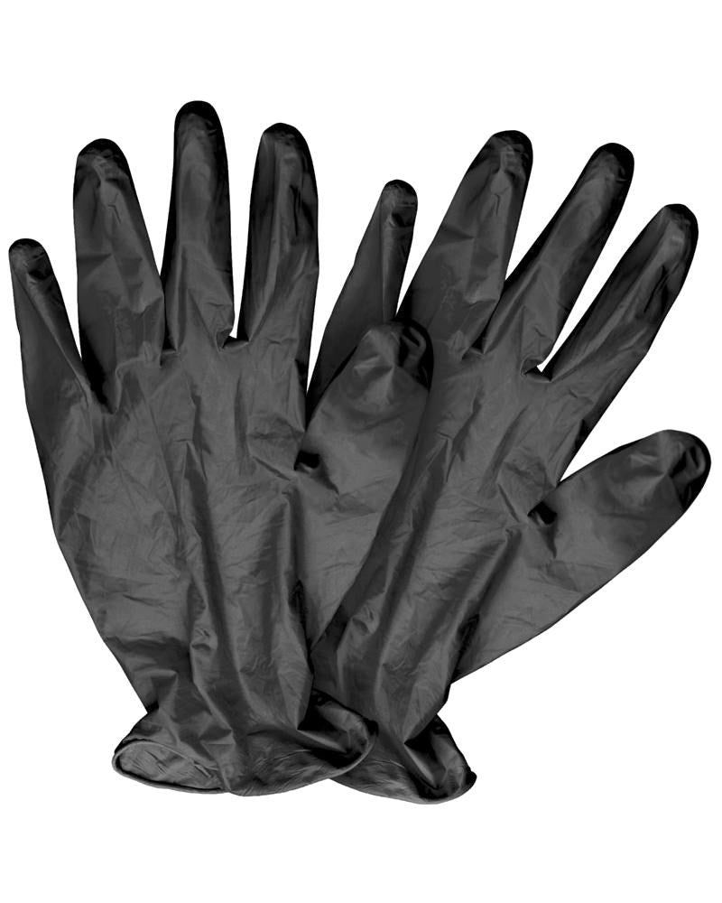 BABYLISS PRO 100pcs Vinyl Gloves Black - Small