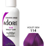 ADORE SEMI Permanent Hair Color (4oz) - 114 Violet Gem