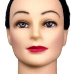 BEAUMAX 100% Human Hair Mannequin [20-24inch] - 1B