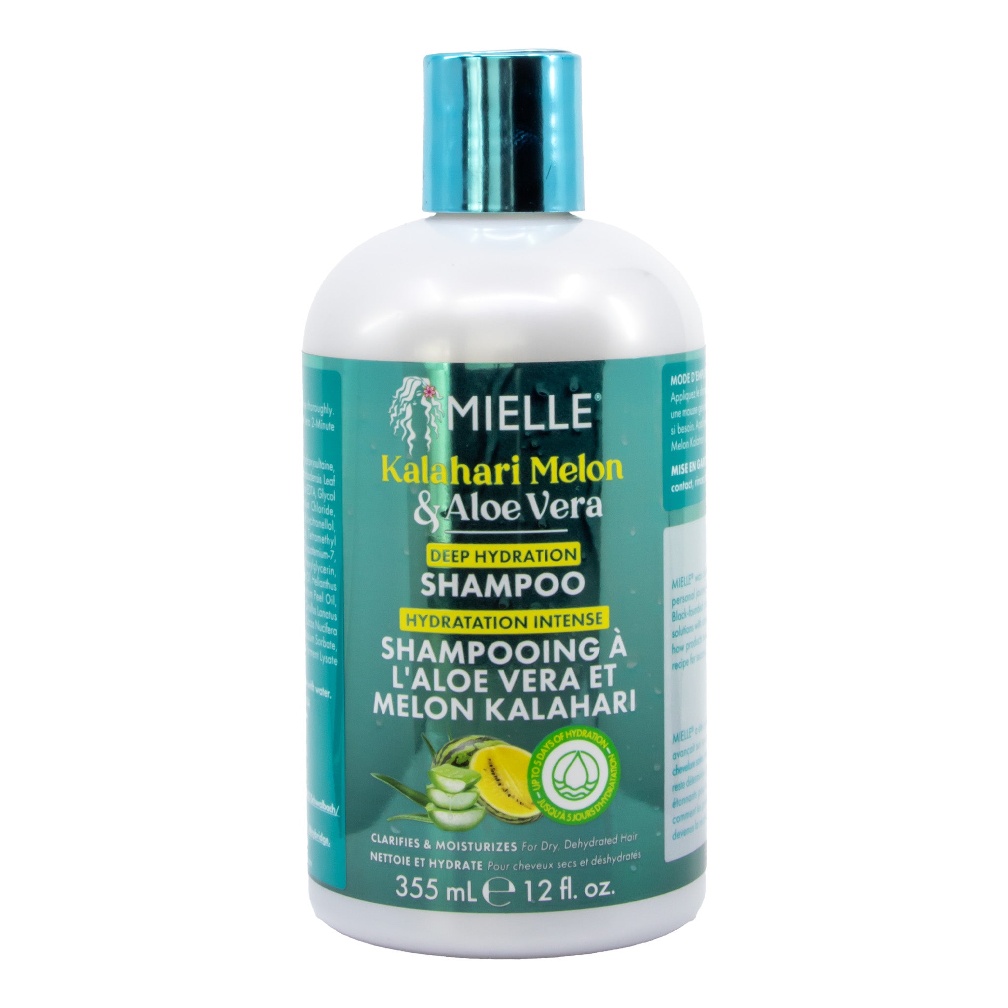MIELLE Kalahari Melon & Aloe Deep Hydration Shampoo (12oz)
