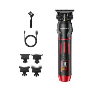 SPORTSMAN Professional Hair Trimmer - Red