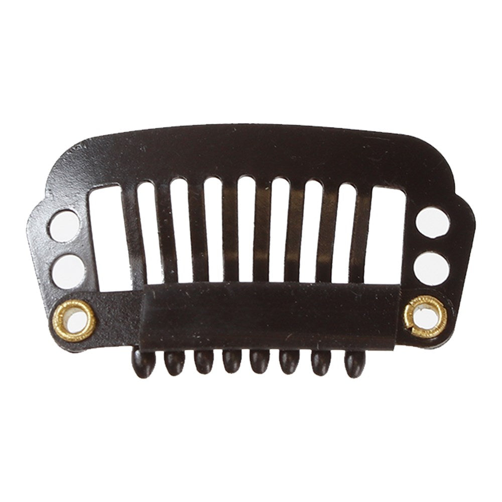 MAGIC COLLECTION 12pcs Wig Clips - Black / Small