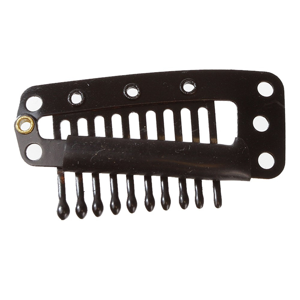 MAGIC COLLECTION 12pcs Wig Clips - Black / Large