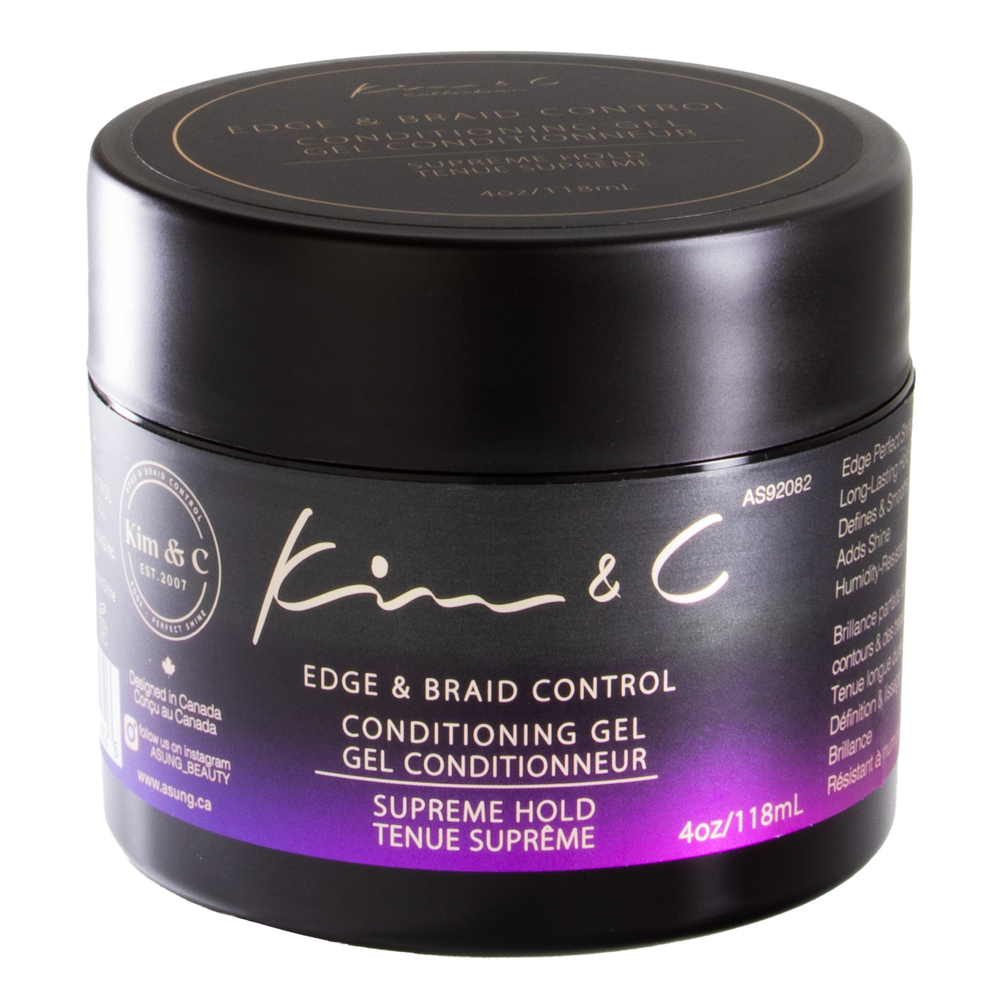 Kim & C Edge & Braid Control Conditioning Gel - 4oz