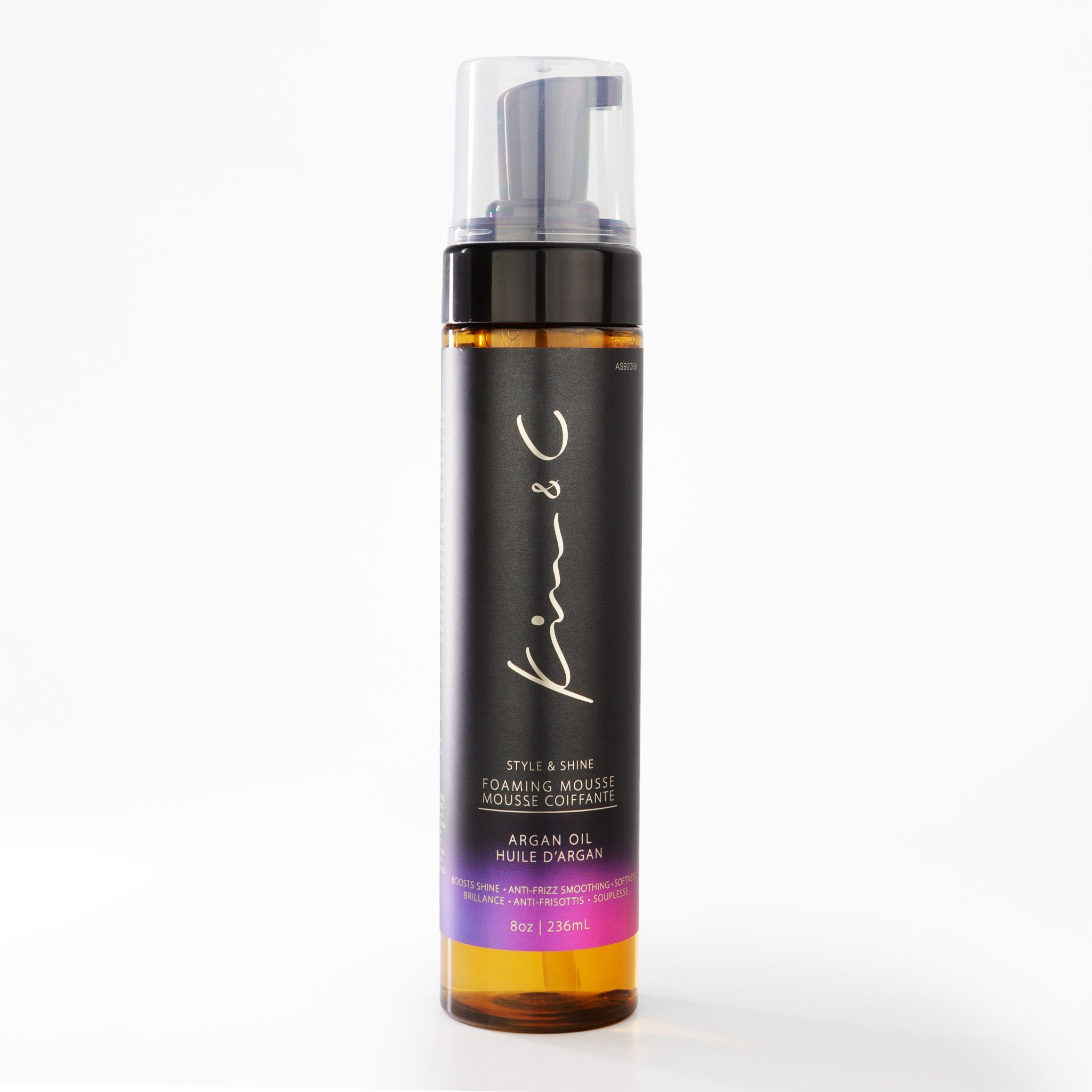 Kim & C Foaming Mousse 8oz - Argan Oil