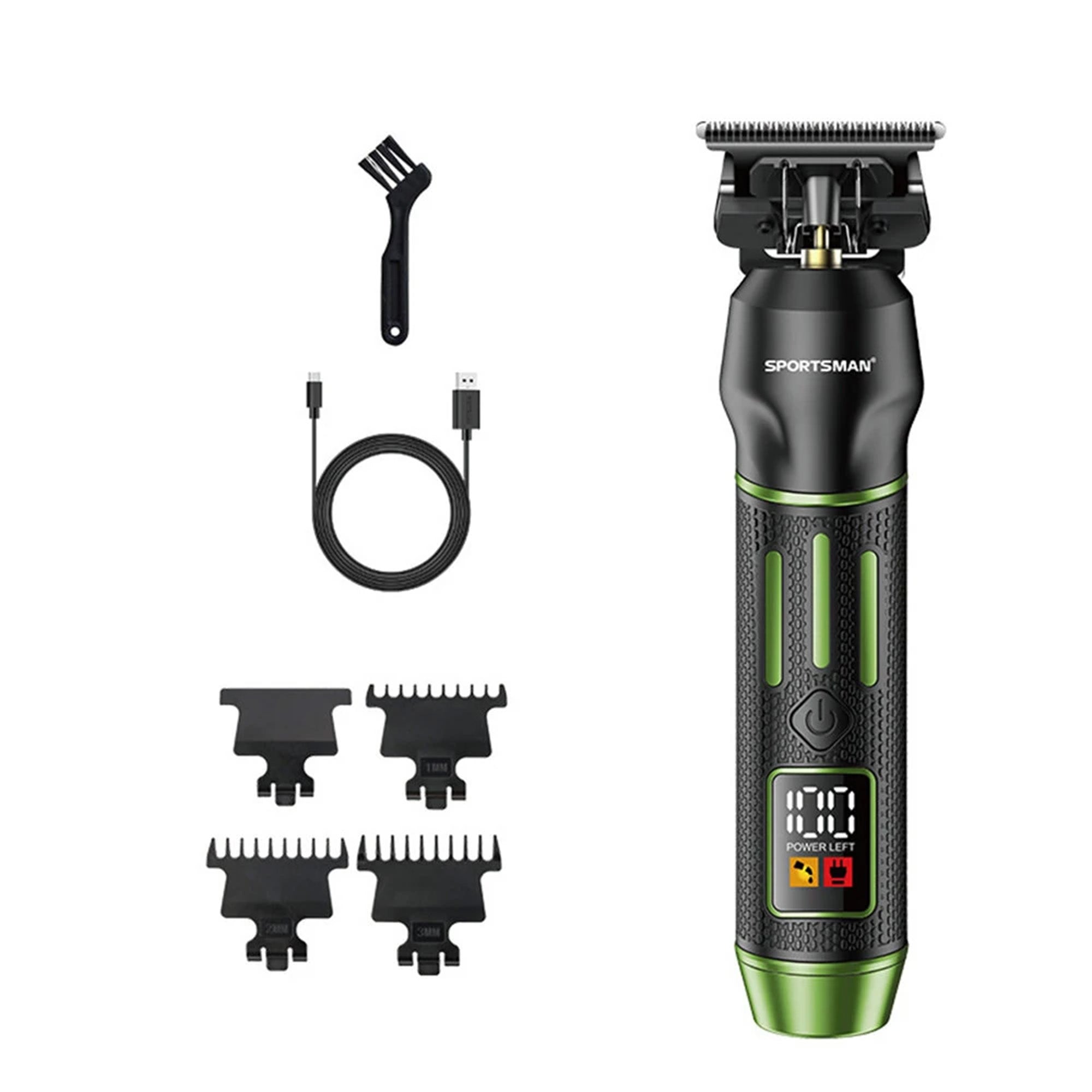 SPORTSMAN Professional Hair Trimmer - Green