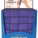 ANNIE Almine Black Sanding Block (20blocks/display) - Grit 80/120