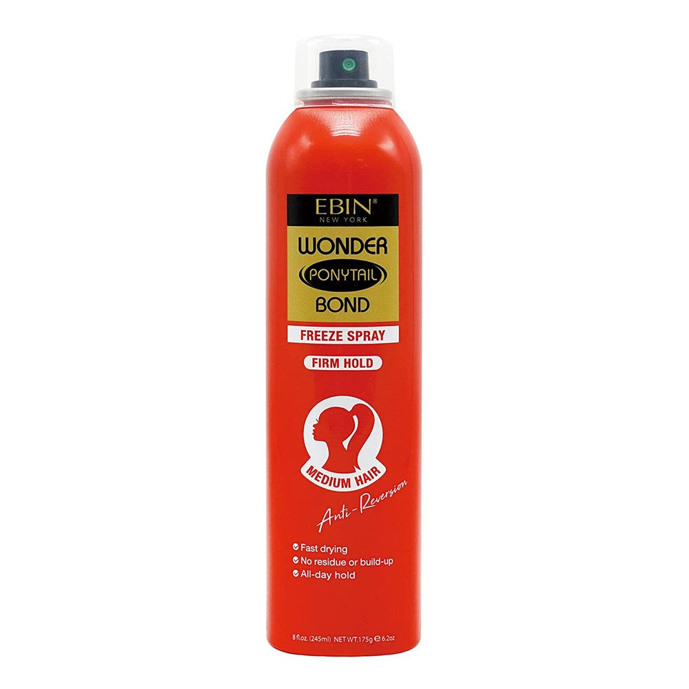 EBIN Wonder Ponytail Bond Freeze Spray (8oz) - Firm Hold