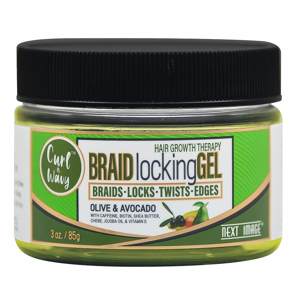 NEXT IMAGE Braid Locking Gel - 16oz / Olive and Avocado