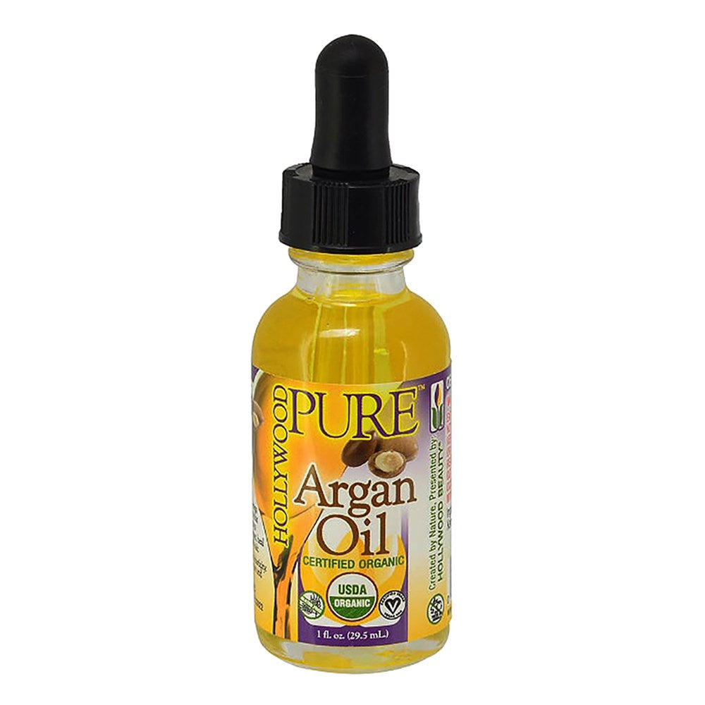 HOLLYWOOD BEAUTY PURE Certified Organic Oils (1oz) - Argan Oil