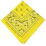 KIM & C Bandana Handkerchief (55cm x 55cm) - Yellow