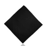KIM & C Bandana Handkerchief Plain (55cm x 55cm) - Black