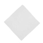 KIM & C Bandana Handkerchief Plain (55cm x 55cm) - White