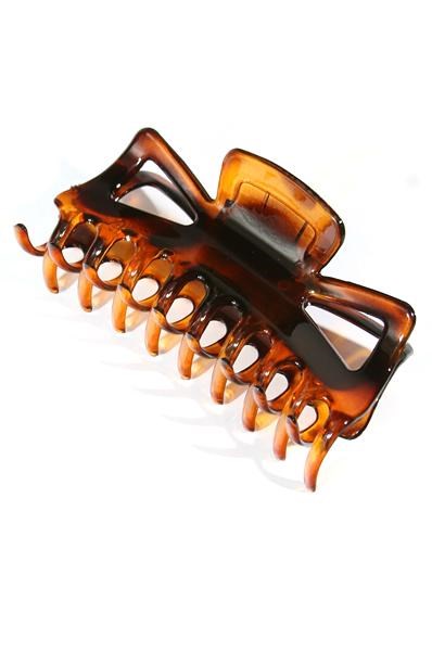 KIM & C Claw Hair Clips - Brown / Medium