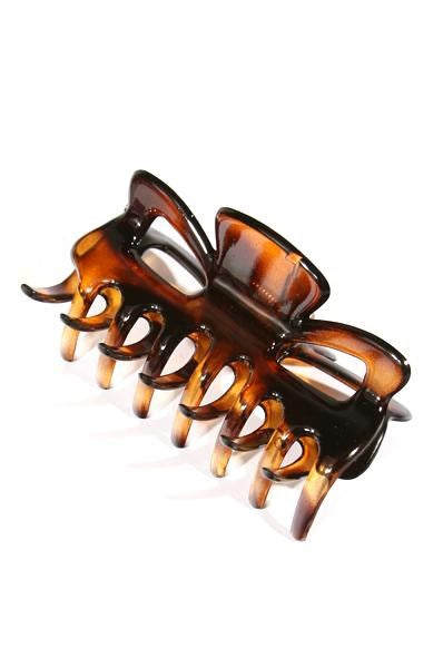 KIM & C Claw Hair Clips - Brown / Small