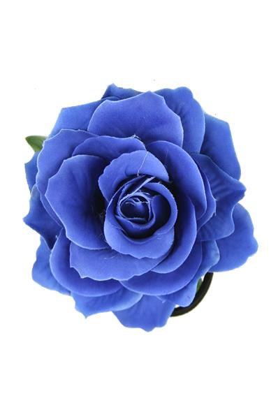 KIM & C Flower Hair Decoration - Clip / Blue Assorted / [24pcs/Pack]