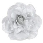 KIM & C Flower Hair Decoration - Clip / Silver / [20pcs/Pack]