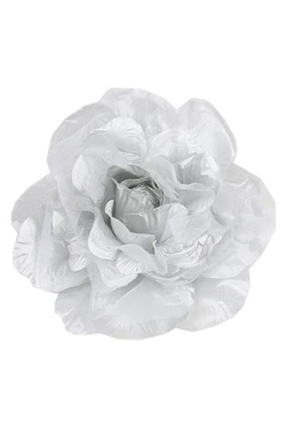 KIM & C Flower Hair Decoration - Clip / Silver / [20pcs/Pack]