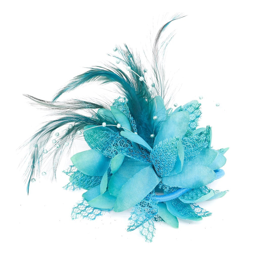KIM & C Flower Hair Decoration - Tie and Pin / Assorted 5 / [12pcs/Pack]