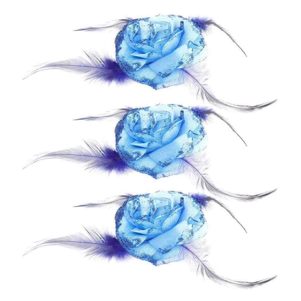 KIM & C Flower Hair Decoration - Tie and Pin / Assorted 6 / [12pcs/Pack]