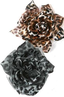 KIM & C Flower Hair Decoration - Tie and Clip and Pin / Pattern / [12pcs/Pack]