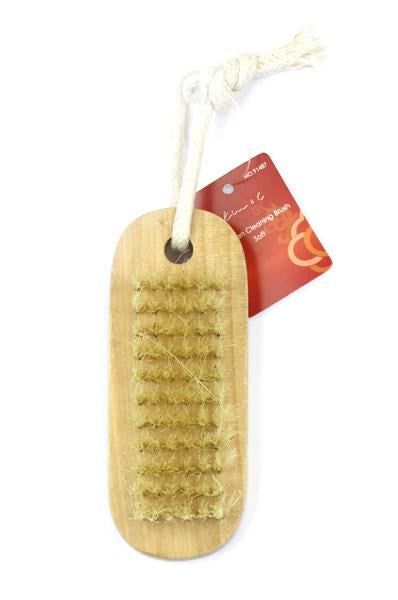 KIM & C Palm Wooden Cleaning Brush with string (24pcs/Jar) - Soft