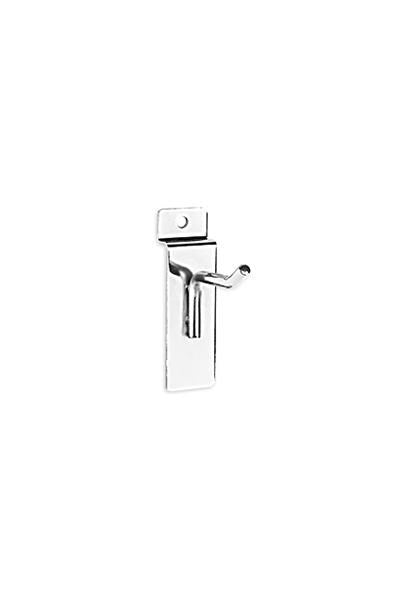 KIM & C Slatwall Hook Chrome - 2 inch