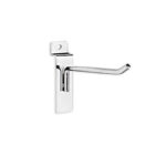 KIM & C Slatwall Hook Chrome - 4 inch