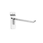 KIM & C Slatwall Hook Chrome - 8 inch