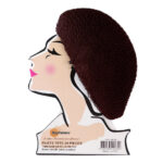 KIM & C Thin Hair Net with Face Display (24pcs/pack) - Brown
