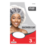 Kim & C Disposable Shower Cap for Braid (3pcs) - Clear / One Size Fit Most