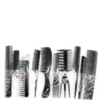 MAGIC COLLECTION 10pcs Comb Set - Black