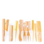 MAGIC COLLECTION 10pcs Comb Set - Brown