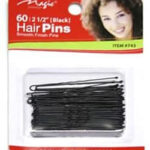 MAGIC COLLECTION 2 1/2 Inch Hair Pins Black