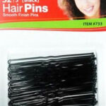 MAGIC COLLECTION 3 Inch Hair Pins Black